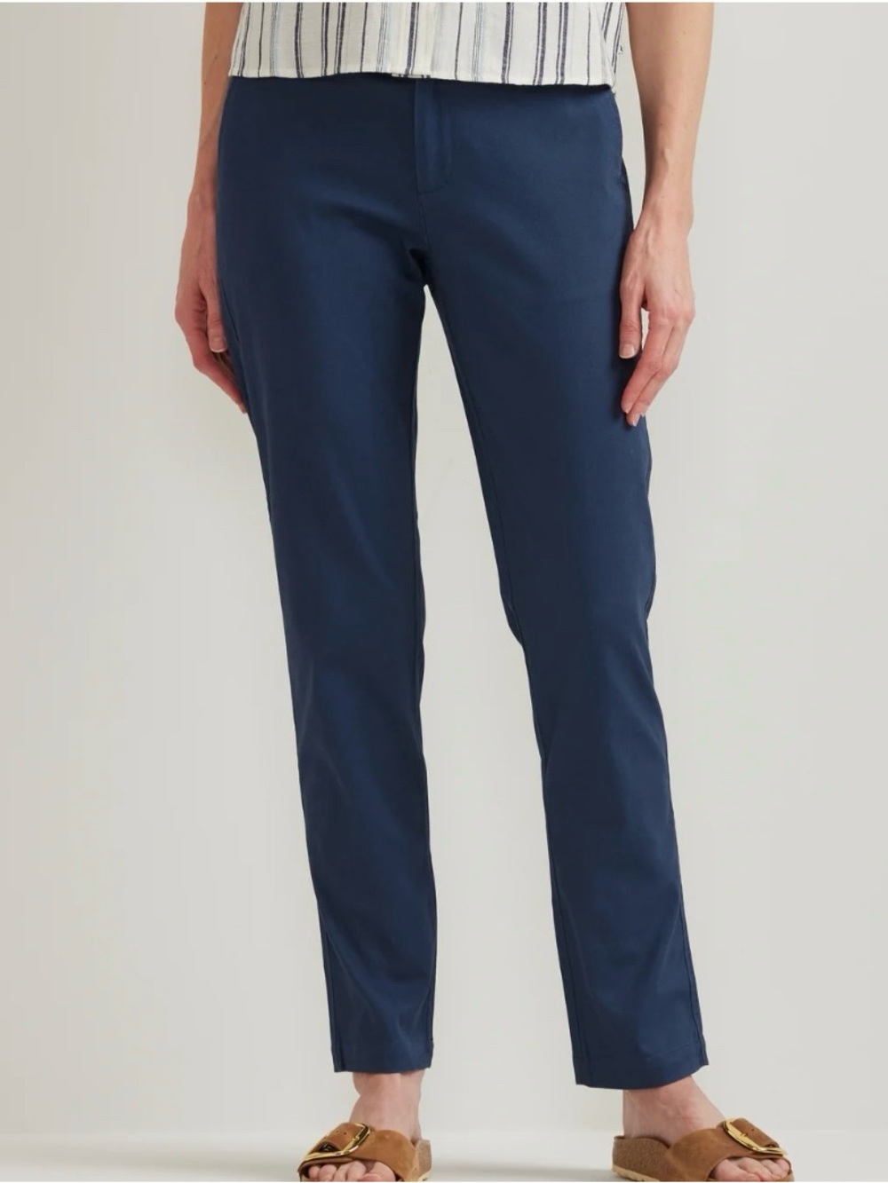 Eddie Bauer Blue Classic Straight Pants Size 10